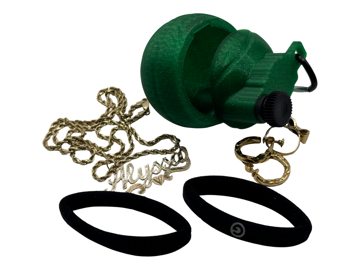 Dark Green Shimmer Basket-BOMB