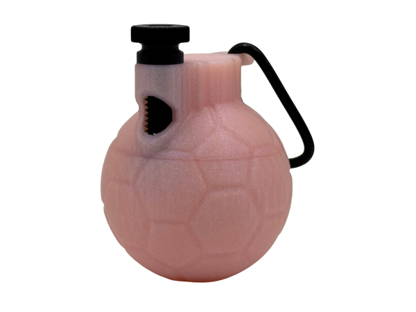 Pale Pink Shimmer Soccer-BOMB